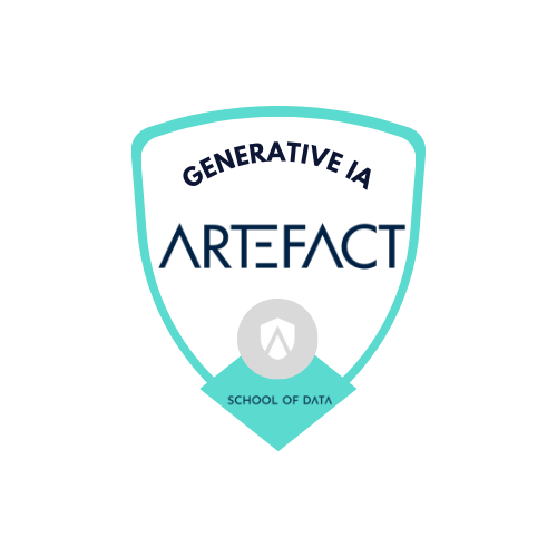 Certification Le Chat de Mistral par Artefact School of data
